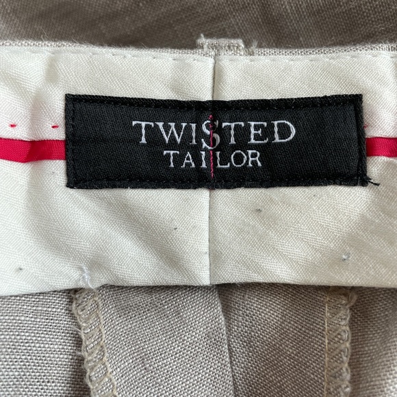 Twisted Tailor Men’s 2 piece suit flat Linen (blazer+shorts) - Picture 12 of 12